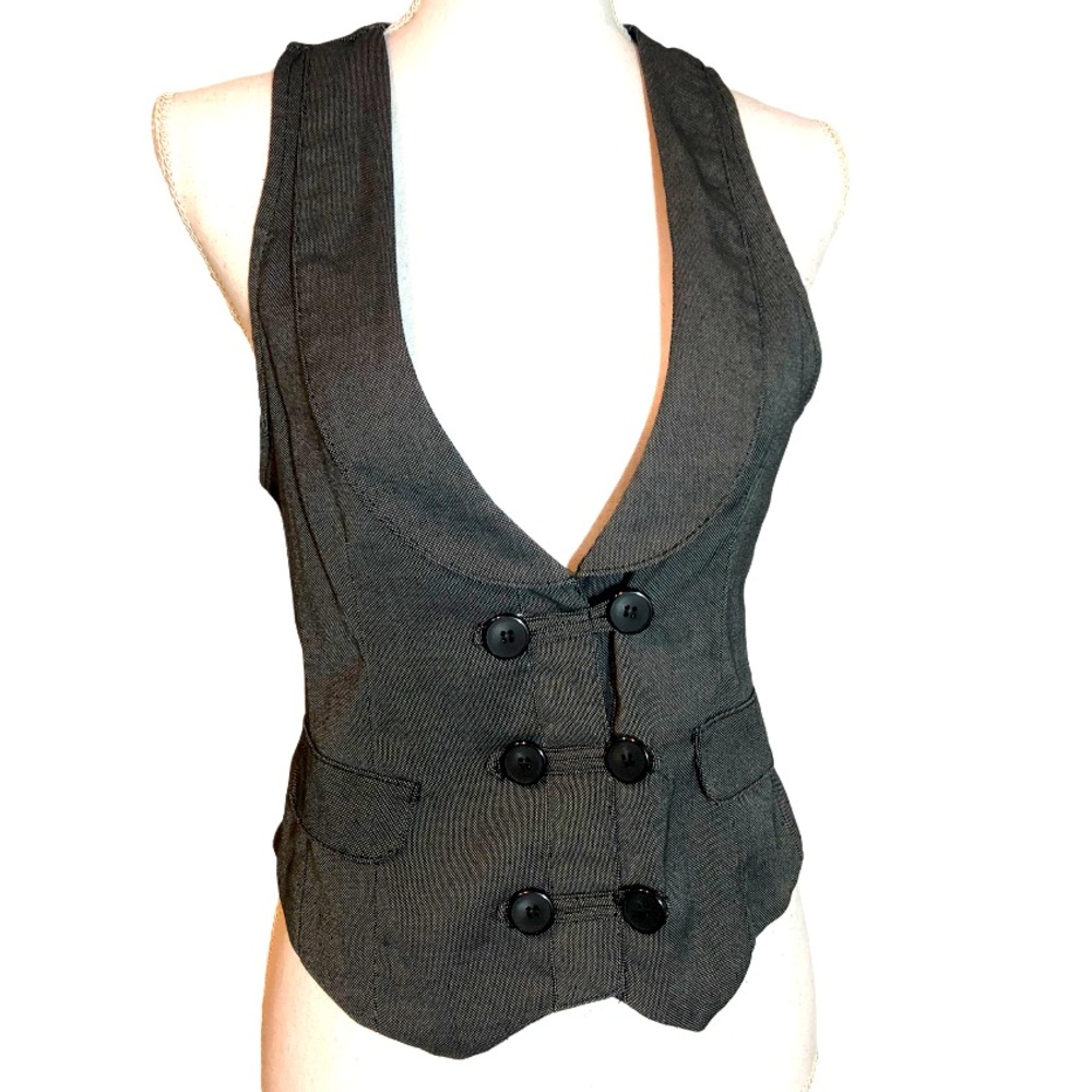 Modern Vest with cool buttons suit style